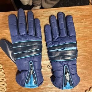 Women’s Blue Winter Gloves